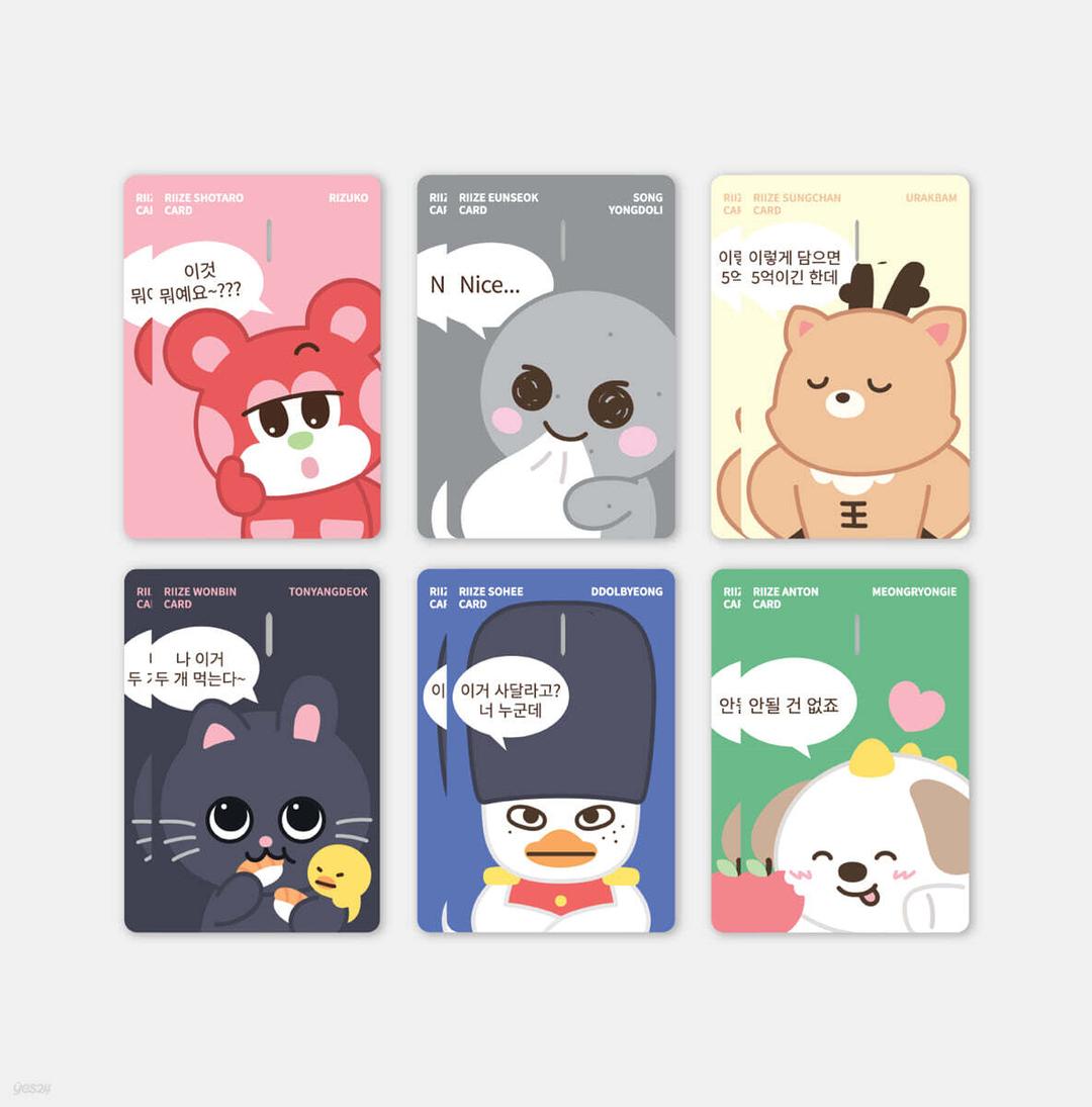 [2025 RIIZE WE LITTLE RIIZE] CARD COVER STICKER [은석 ver.][A ver.]