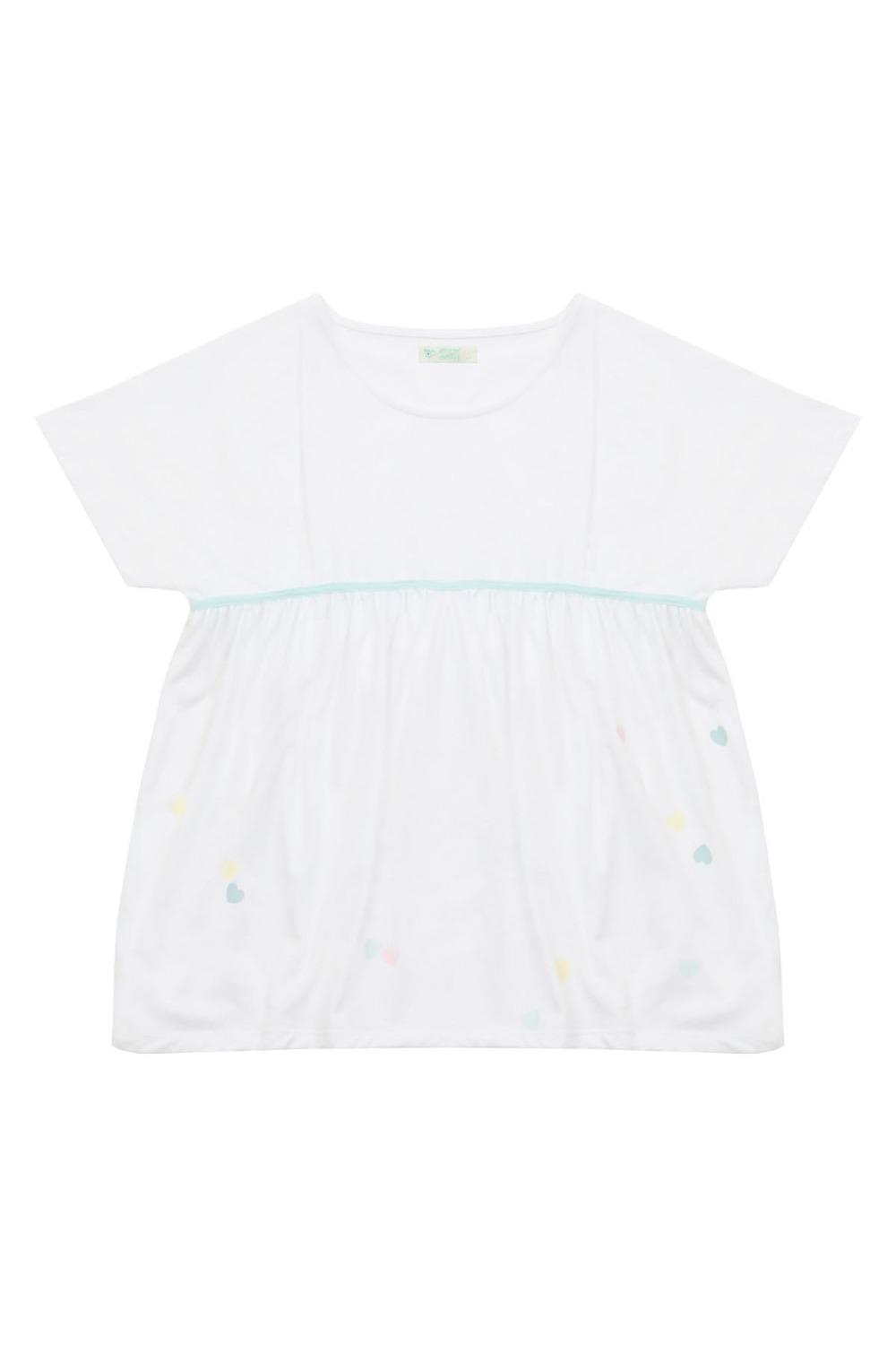 Heart Sprinkle Tee White