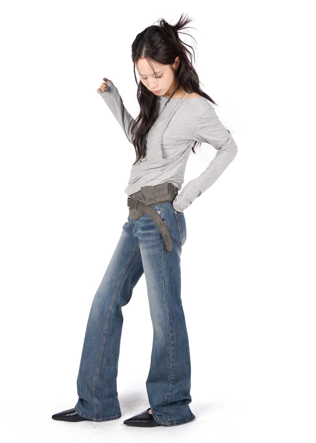 릿킴 SHADOW FLARE JEANS