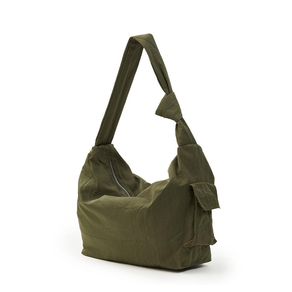 미니멀 포켓 숄더백 [KHAKI BROWN]