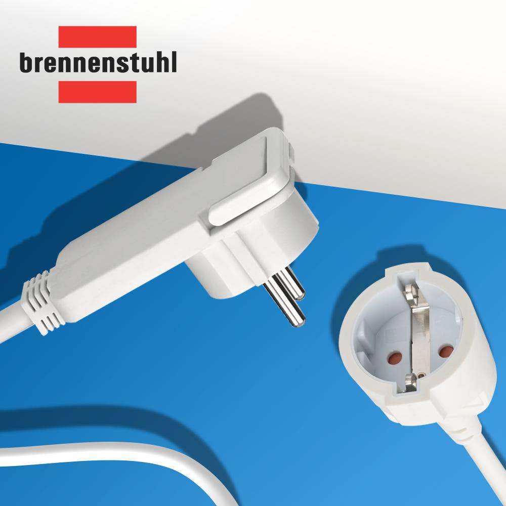 브레넨스툴 고용량 납작 멀티탭 1구 2m BRN102 플랫 연장선 콘센트 플러그 