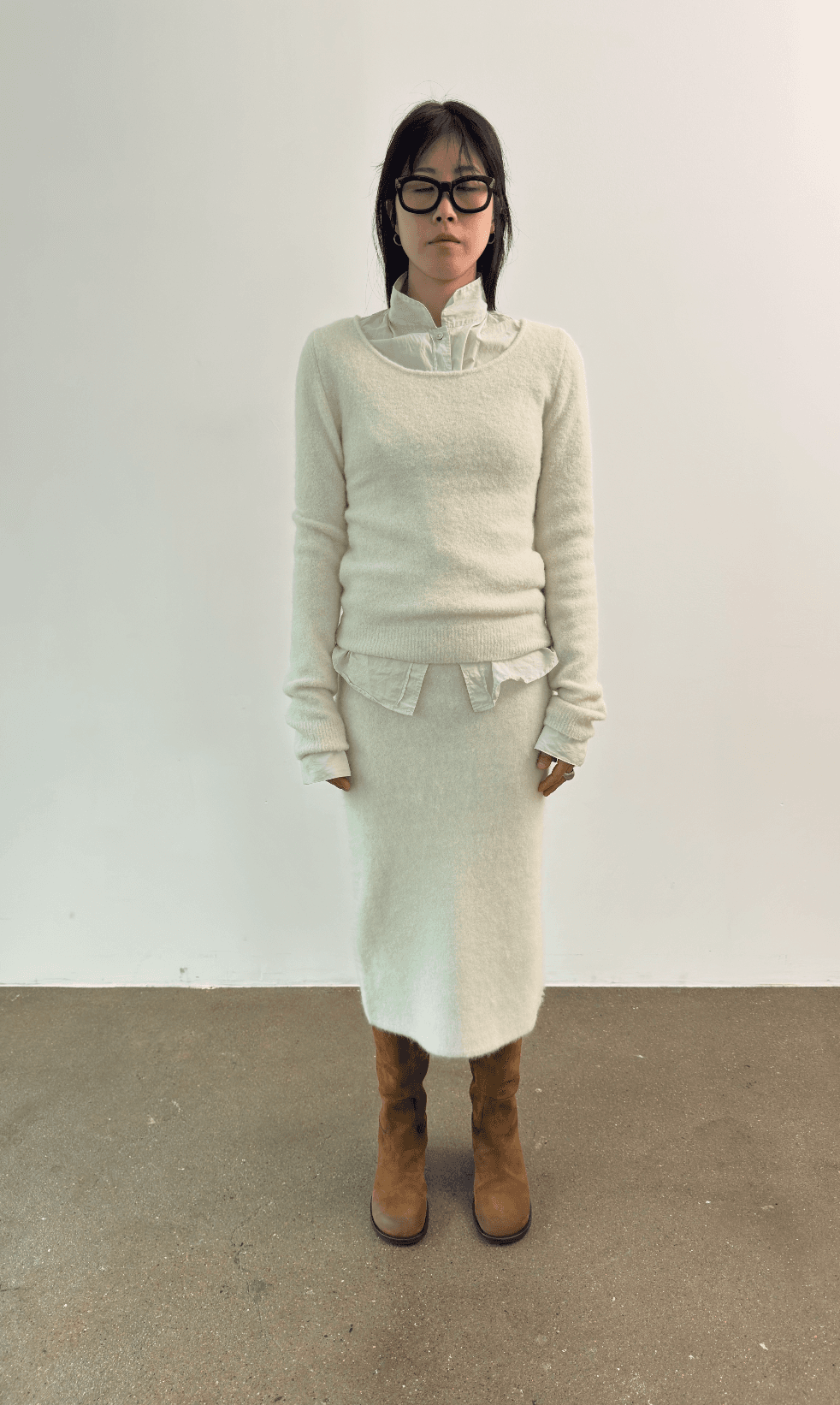 Alpaca scoop neck top(11/27 20:00 open)