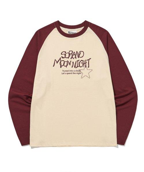 Moon Night Raglan L/S Tee [2Color]