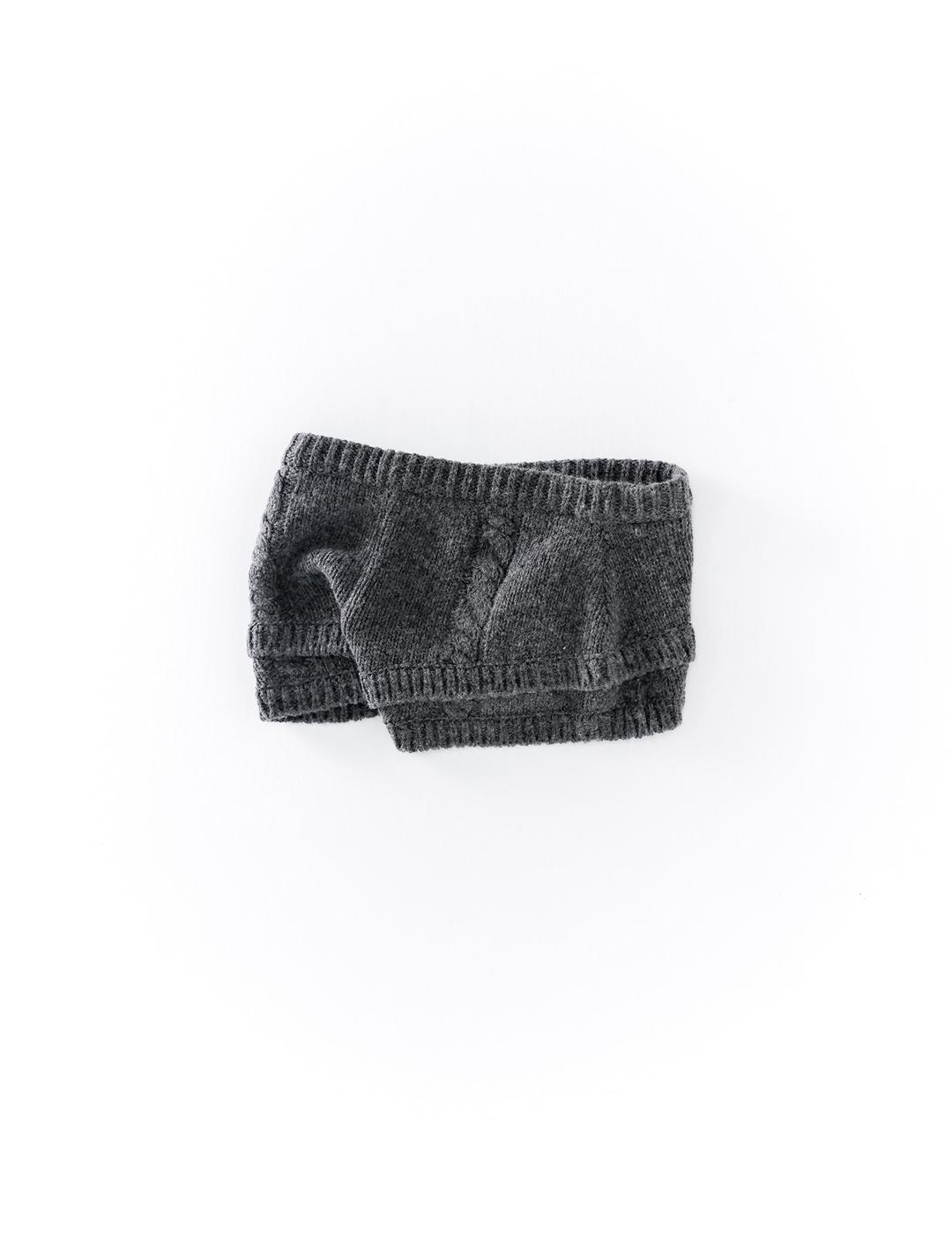 Rope knit shorts (charcoal)