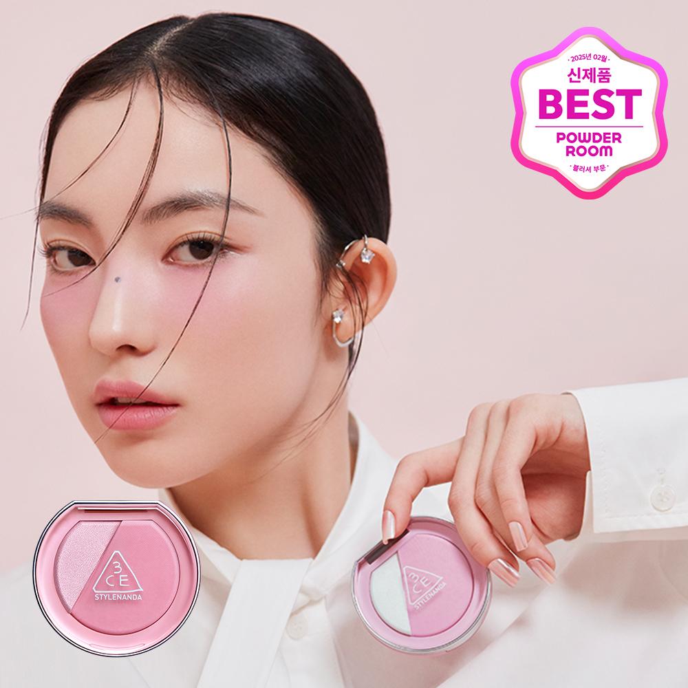 3CE 블러쉬라이터 7colors | 올리브영 (코랄 플러쉬)