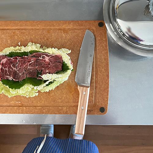 [opinel] 프랑스 오피넬 내추럴우드 시리즈 (2 option) - 산토쿠나이프 / 다용도과도