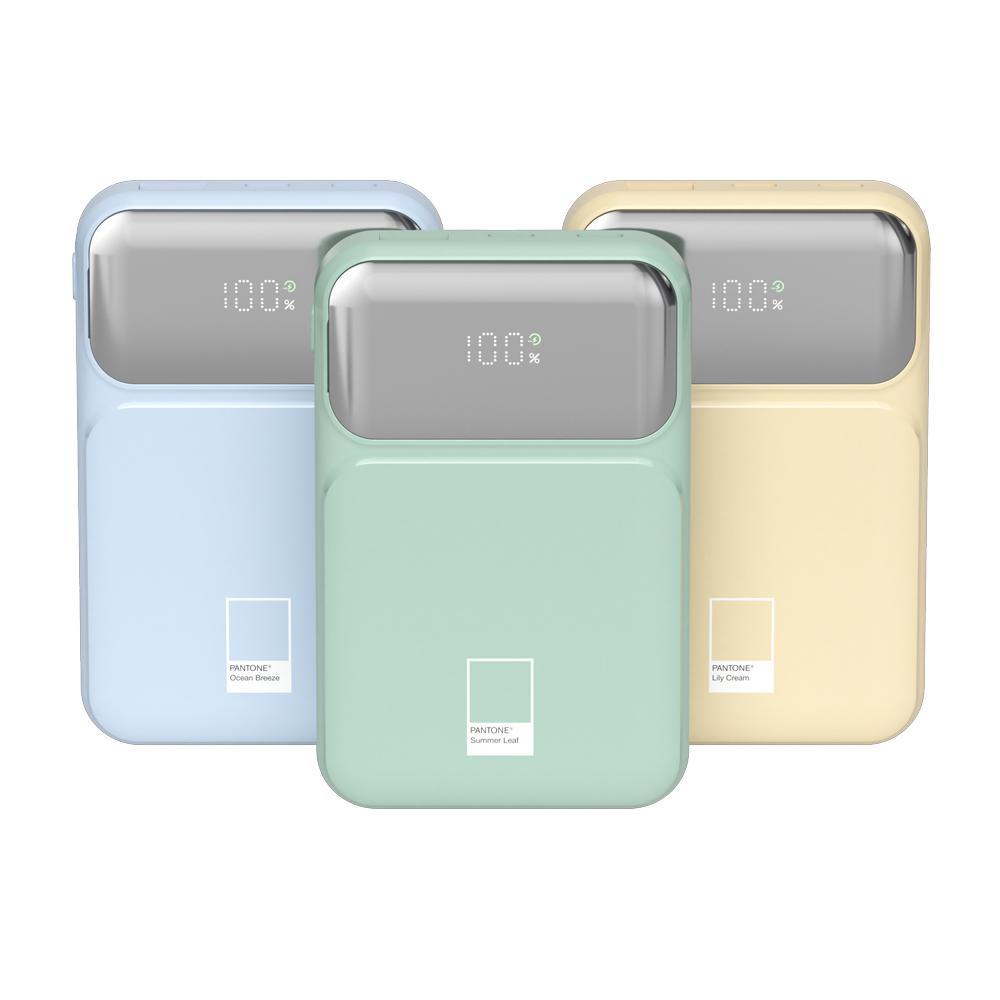 디엘티테크코리아 팬톤 10000mAH 퀄컴3.0 빌트인 LED 케이블 보조배터리 PD충전  22.5w