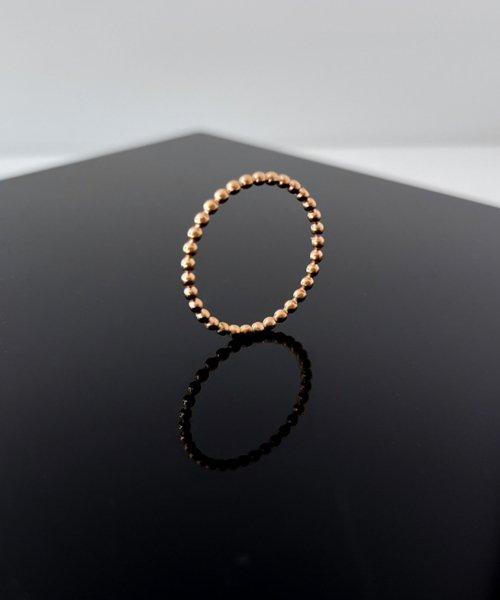 [남여공용] 써지컬스틸 로즈골드볼반지 / GTR-007