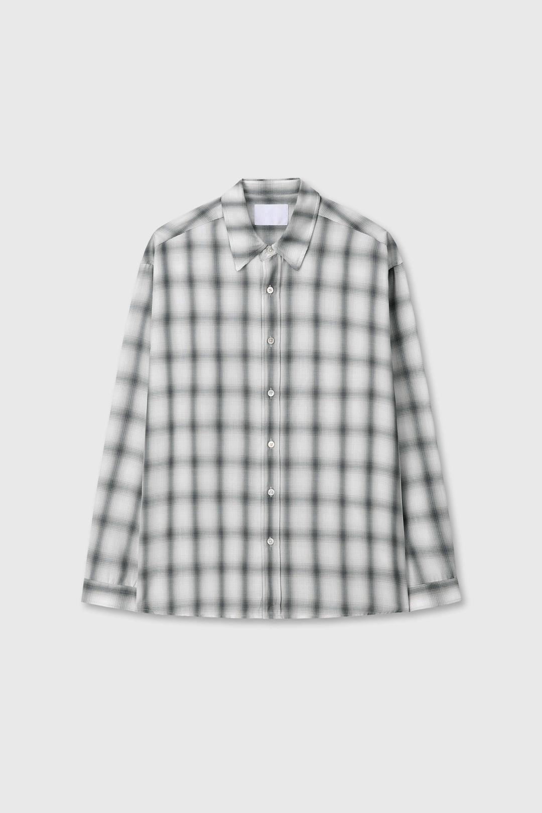 LOOSED OMBRE SHIRTS (GRAY)