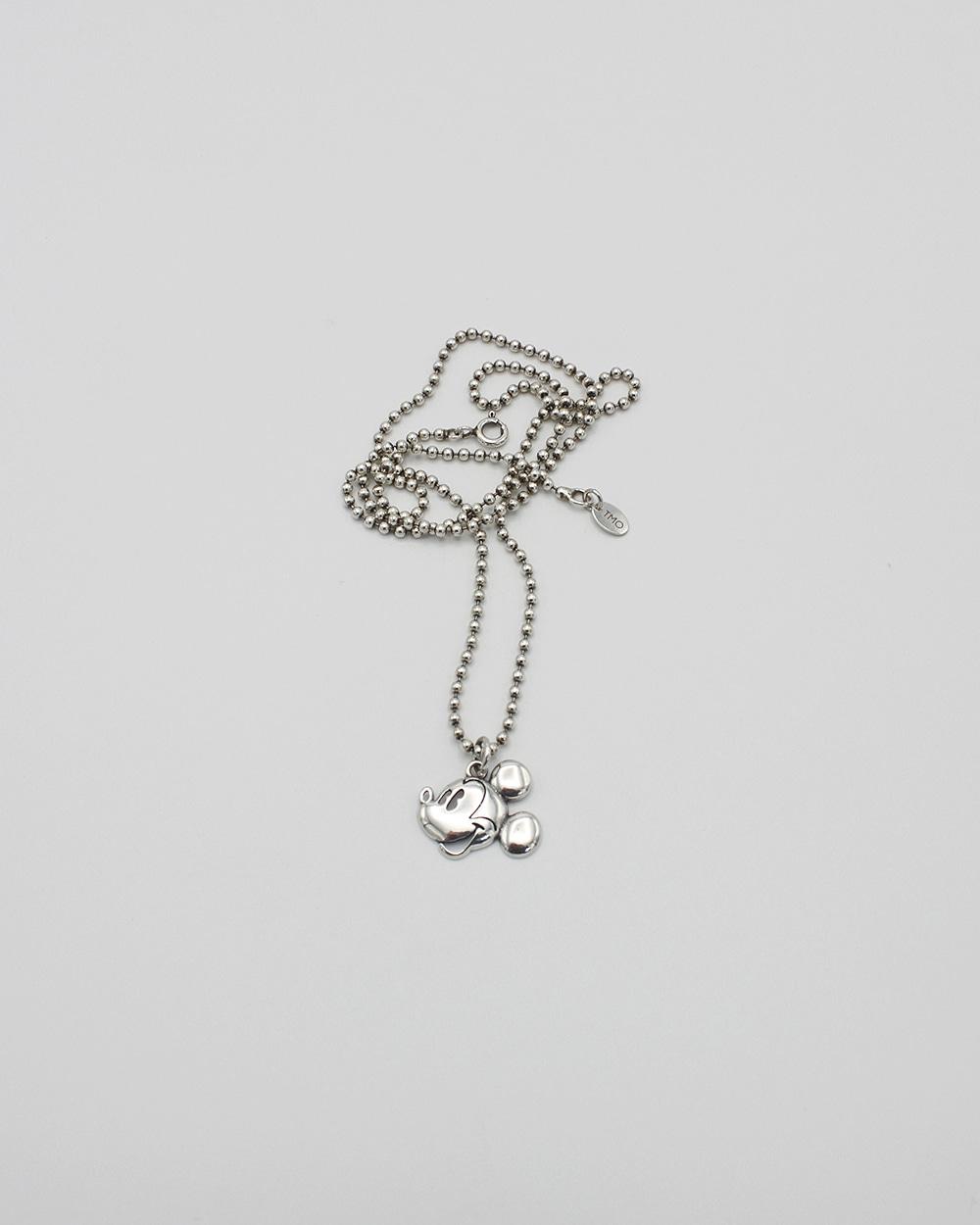 SMILE MICKEY NECKLACE - SILVER