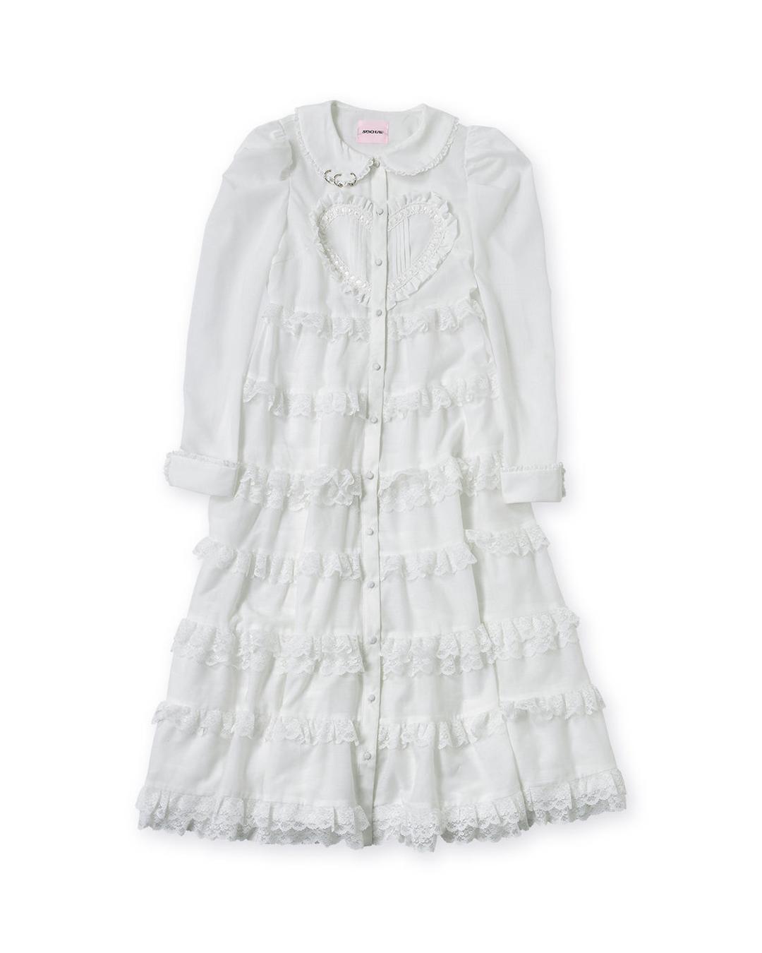 Full of tiered long dress