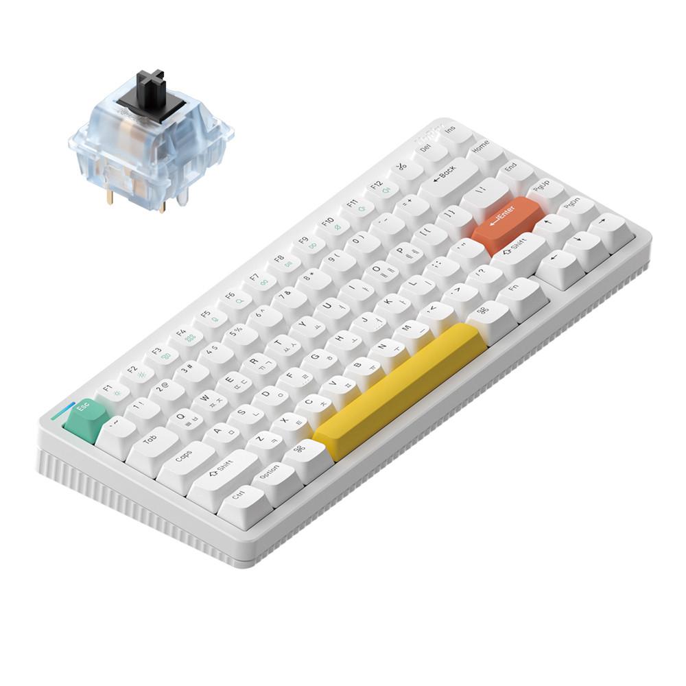 NUPHY Halo75 무선 유선 블루투스 기계식 키보드 나이트 브리즈 축 사무용 게임용