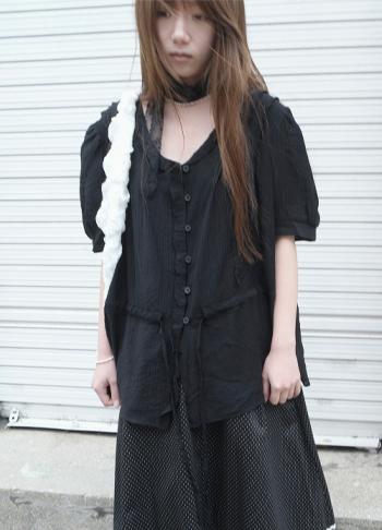 에프터먼데이 balloon frill blouse (2c)
