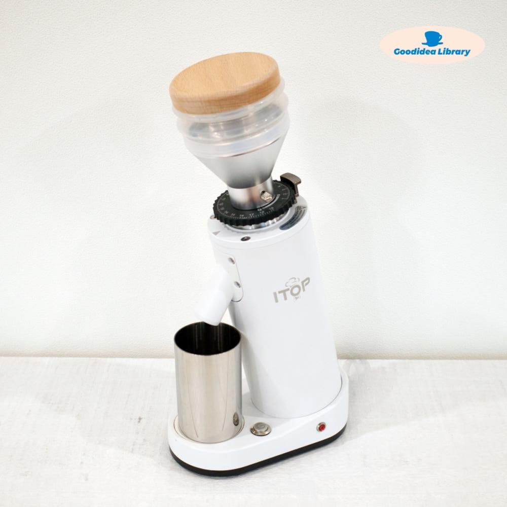 ITOP40 원두 커피 그라인더 40mm 티타늄 버 국내용 플러그