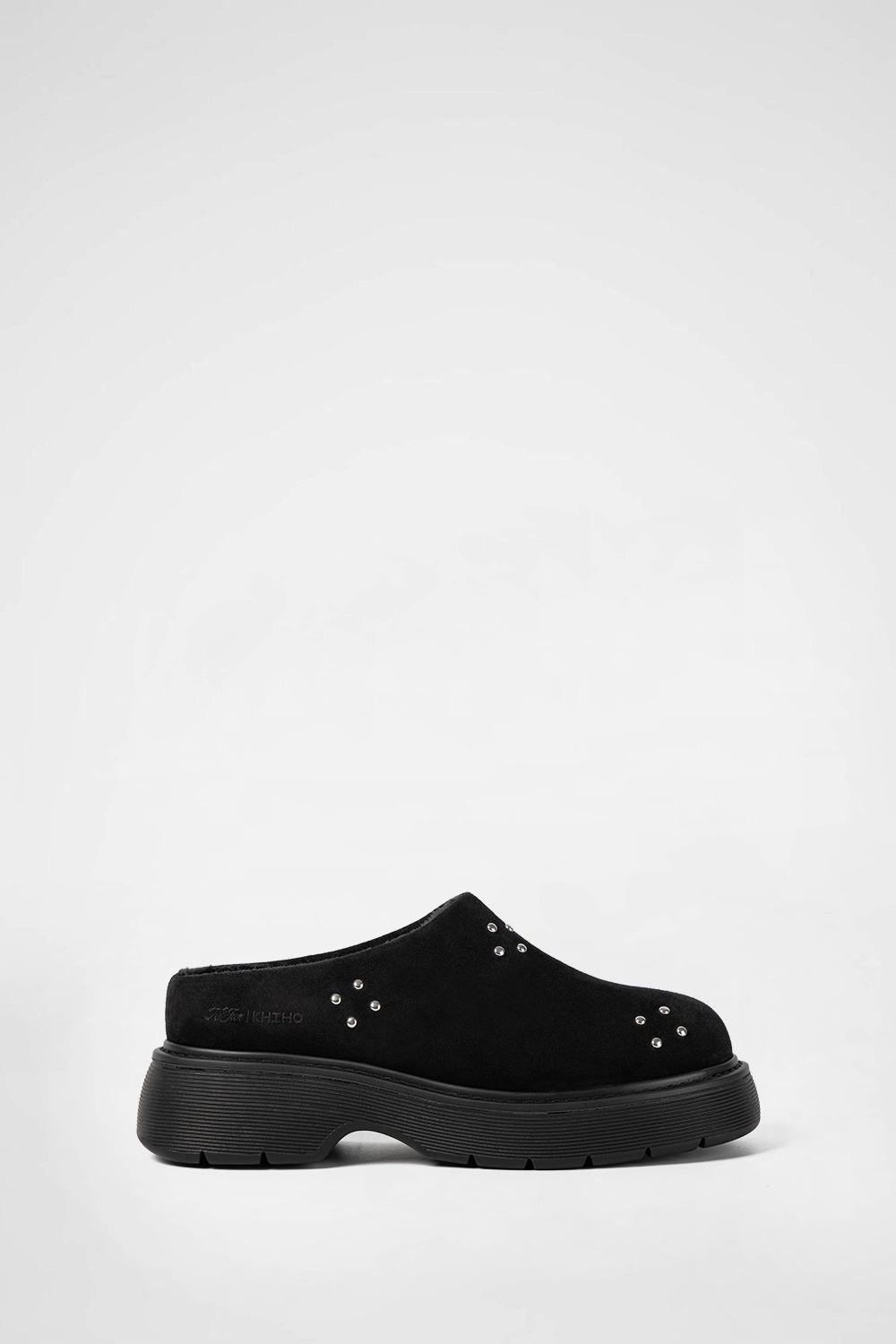 NOREL FUR CLOG BLACK