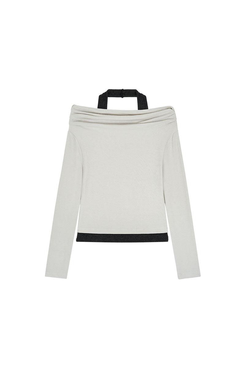 [4th] Layered Halter T-shirt