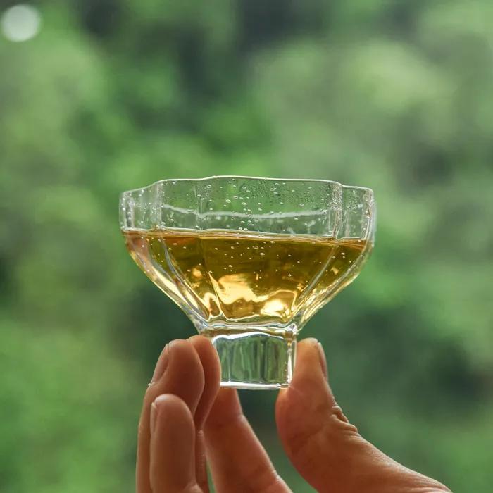 부부티 물방울 연잎 찻잔