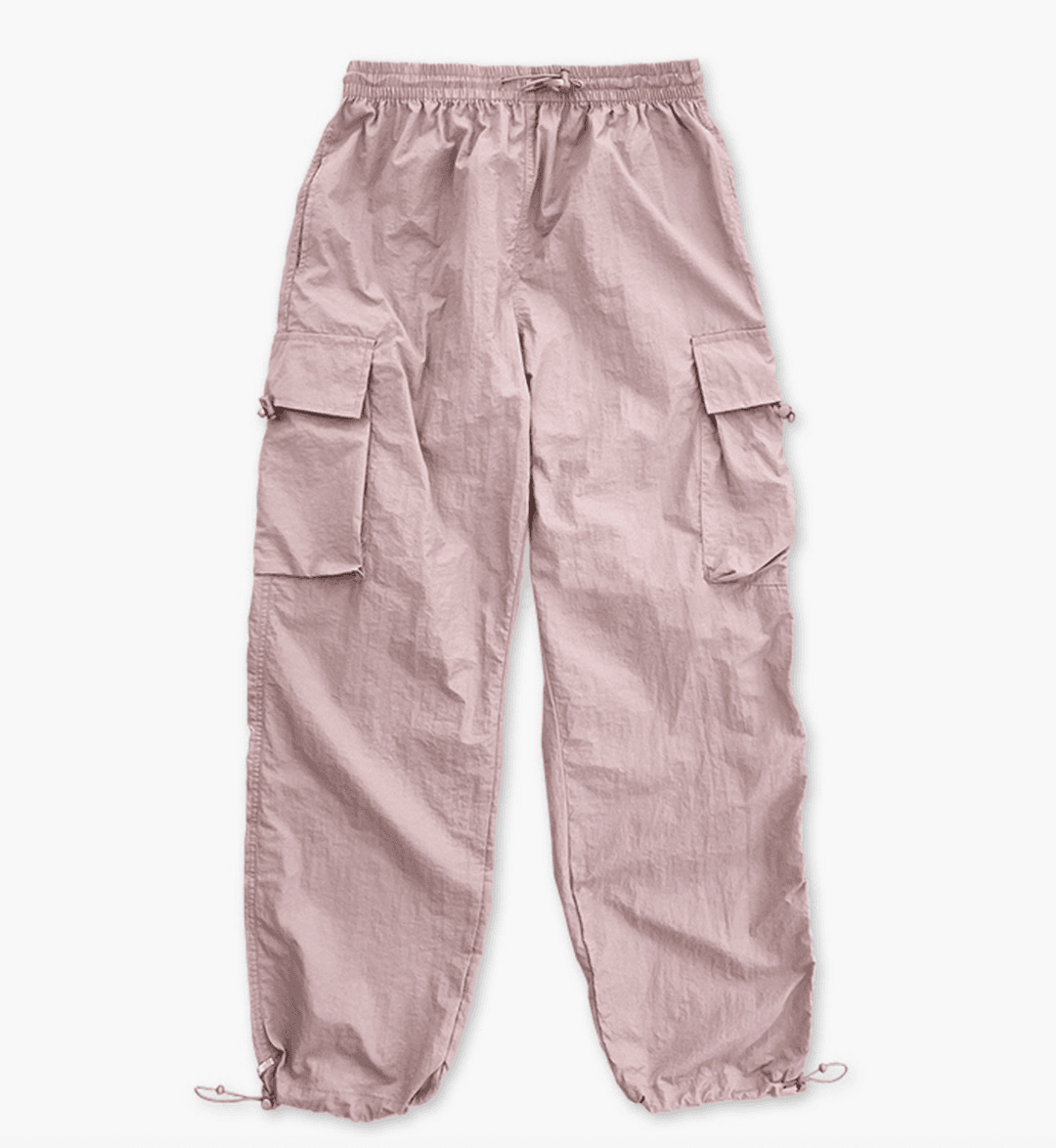 String Nylon Cargo Pants