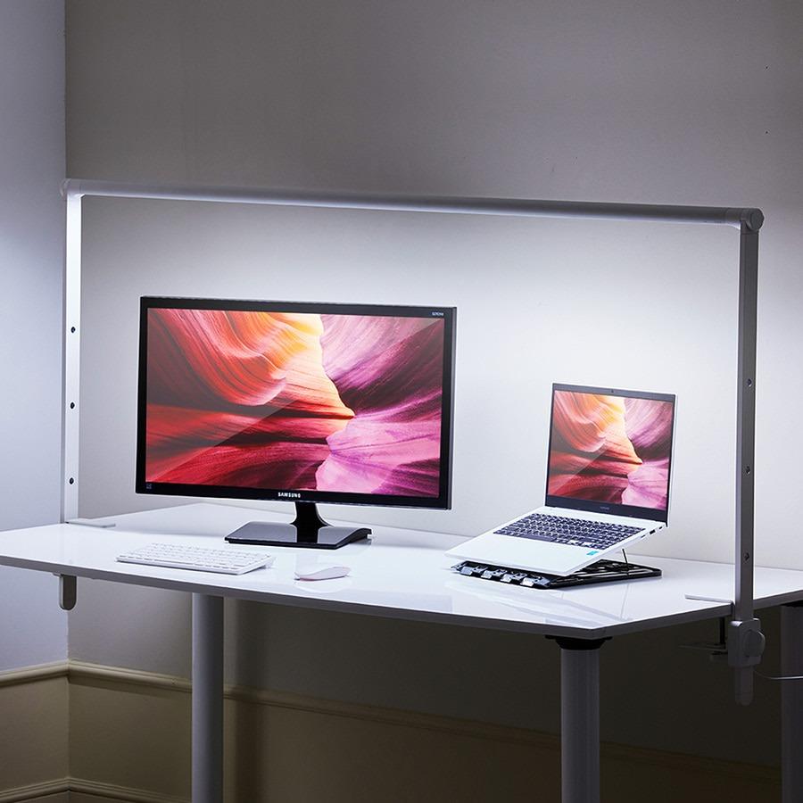 브로드윙 와이드 1200mm LED 스탠드 LSP-10120 높이조절 책상 조명