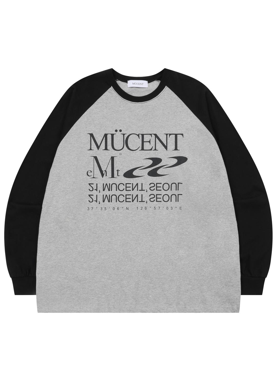 ESEENTIAL TWO TONE RAGLAN LONG SLEEVE (2Color) 에센셜 로고 나그랑 롱슬리브 배색 롱슬리브 긴팔 티 (2컬러)