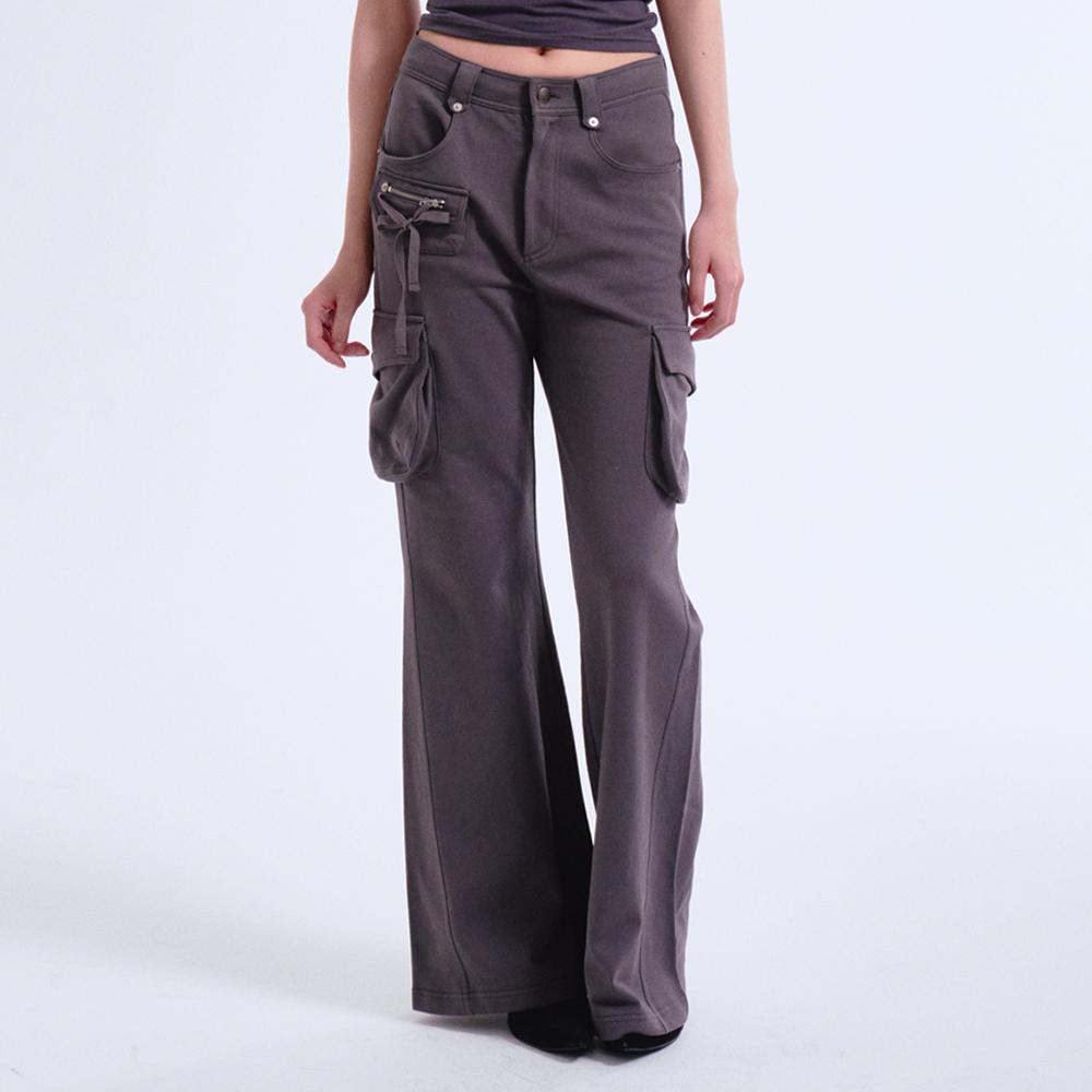 BOOTS CUT CARGO POCKET PANTS CHARCOAL