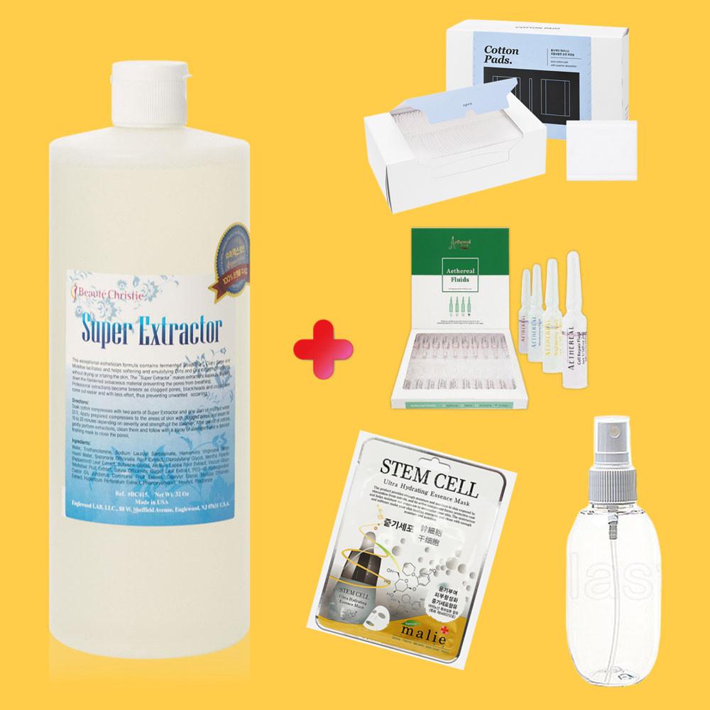 슈퍼엑스로션(슈퍼익스트랙터) 350ml 앰플 블랙헤드 화이트헤드 피지연화제 보떼크리스티에
