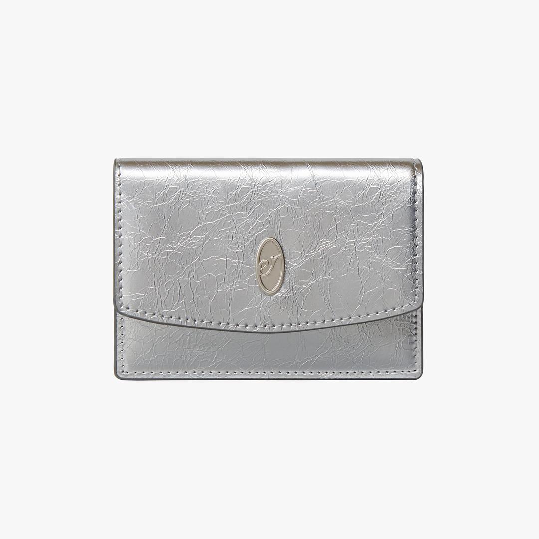 [ 7/25 순차 배송 ] Bono accordion wallet - Silver
