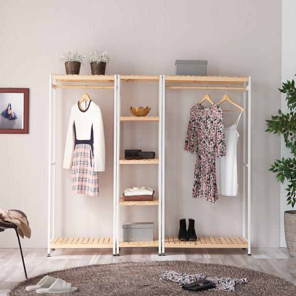 [집꾸핫딜]제너드 철제 원목 행거/드레스룸 시리즈