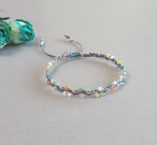 dear...마노& 프레나이트 꼬임 매듭 팔찌