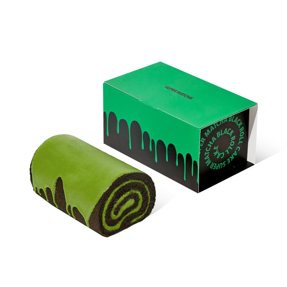 슈퍼말차 글루텐프리 블랙 롤케이크 홀리데이 선물 [원산지:국산]