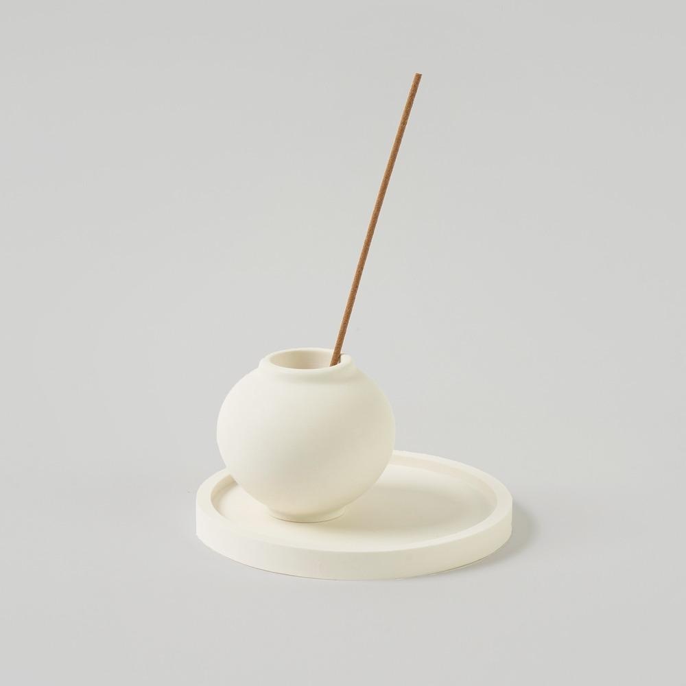 달항아리 인센스 홀더