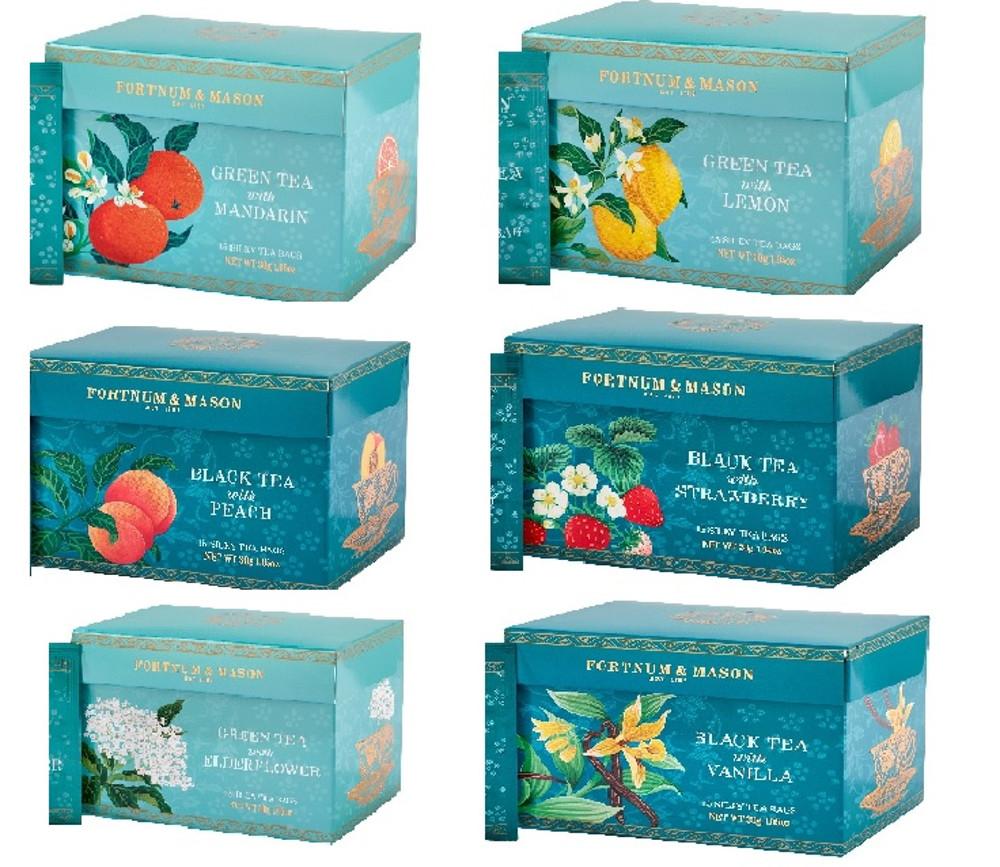 포트넘 앤 메이슨 신제품 과일 홍차 15 티백 6종