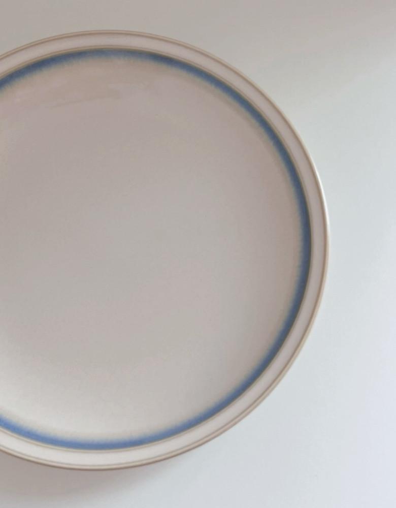 𝗜𝗻𝗱𝗶𝗴𝗼 𝗔𝗾𝘂𝗮 𝗣𝗹𝗮𝘁𝗲 인디고아쿠아플레이트 홈카페그릇 브런치접시 홈카페감성그릇 집들이선물 생일선물 예쁜그릇 일본접시