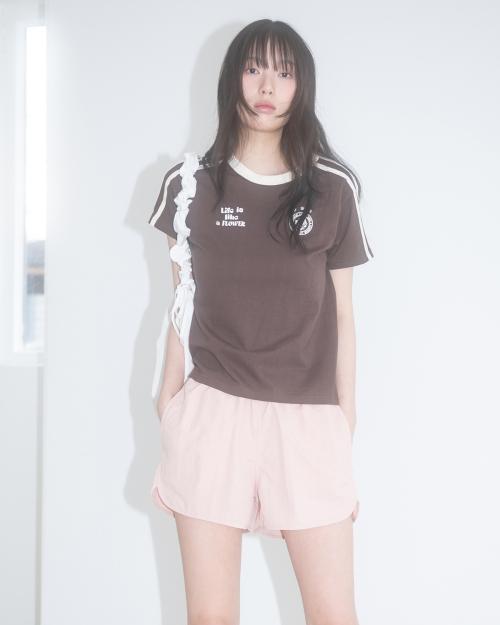W LLF UNIFORM S/S TEE(BROWN)