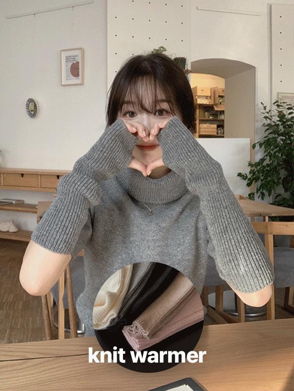 슬로우앤드 #SLOWMADE. 무브 도톰 니트워머 - 5 color