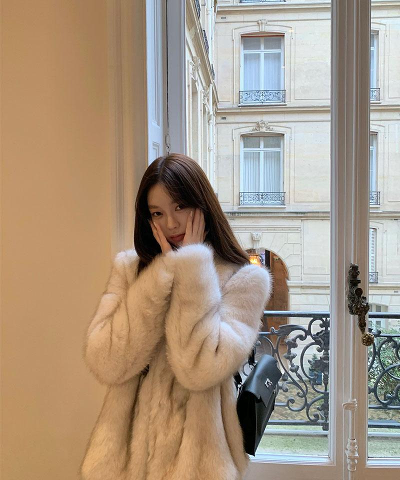 스텐드카라 에코 폭스퍼 자켓