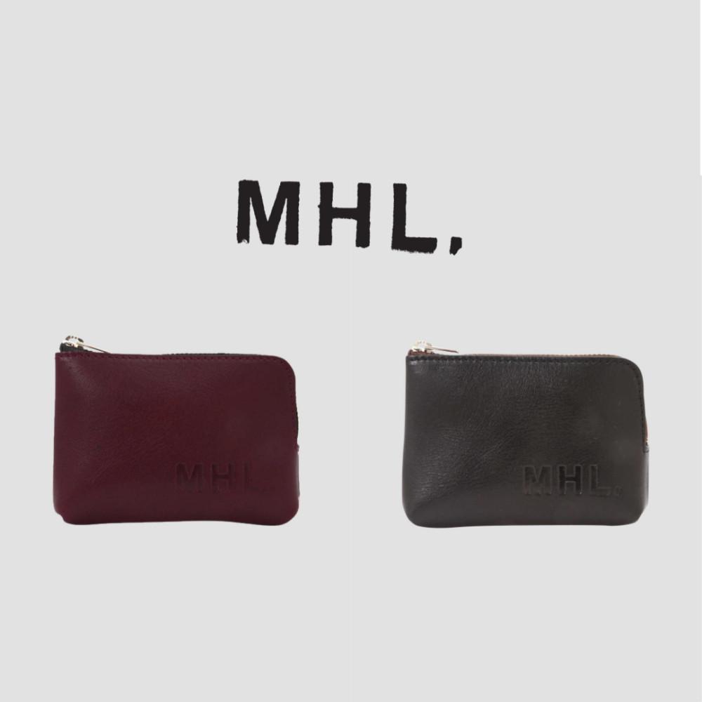 MHL 동전지갑 마가렛 호웰 베이직레더 미니지갑 23FW
