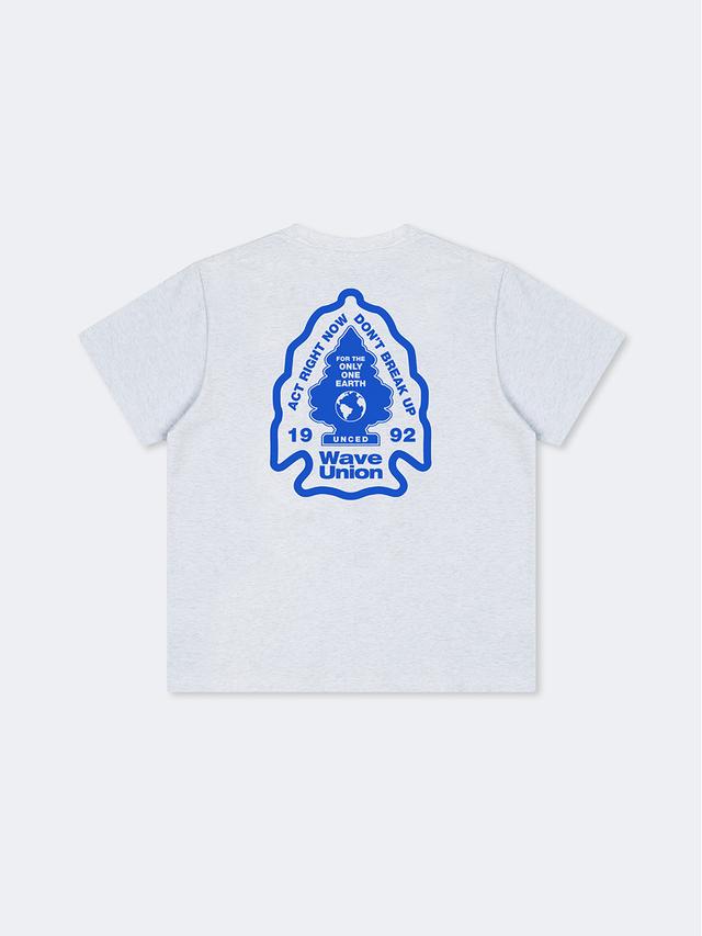 Tree T-shirt heather gray
