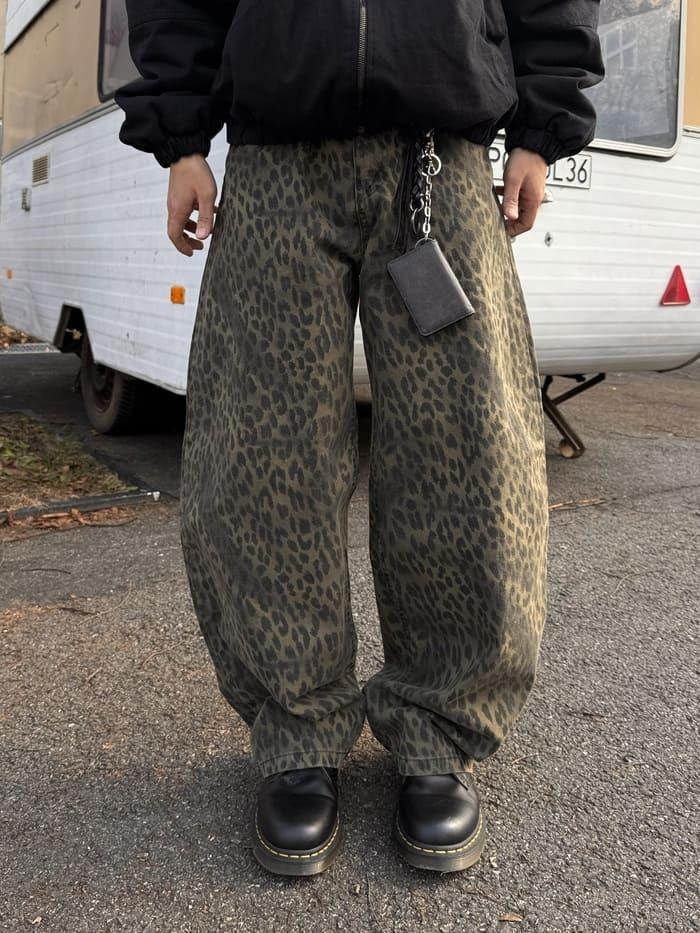 스트롤 레오파드 벌룬 팬츠 (2color)