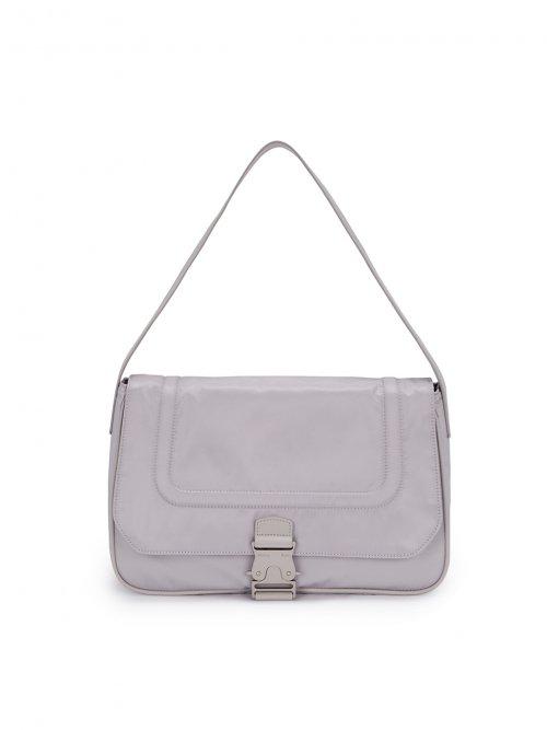 마뗑킴(MATIN KIM)  BUCKLE BAG IN LIGHT GREY - 사이즈 & 후기 | 무신사