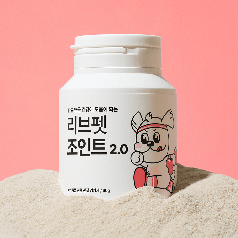 리브펫 조인트 강아지 고양이 관절 영양제 분말형 60g, 뼈/관절 강화, 1개 - 칼슘/관절영양제 | 쿠팡