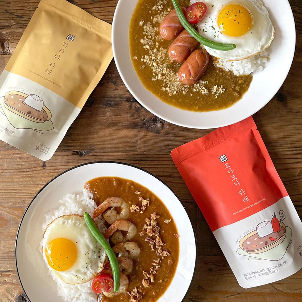 모다모다 (기본카레+매운카레) 삼삼세트