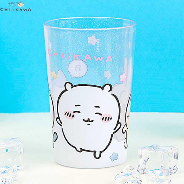 치이카와 컵 먼작귀 컵 투명 점보컵 블링 500ml