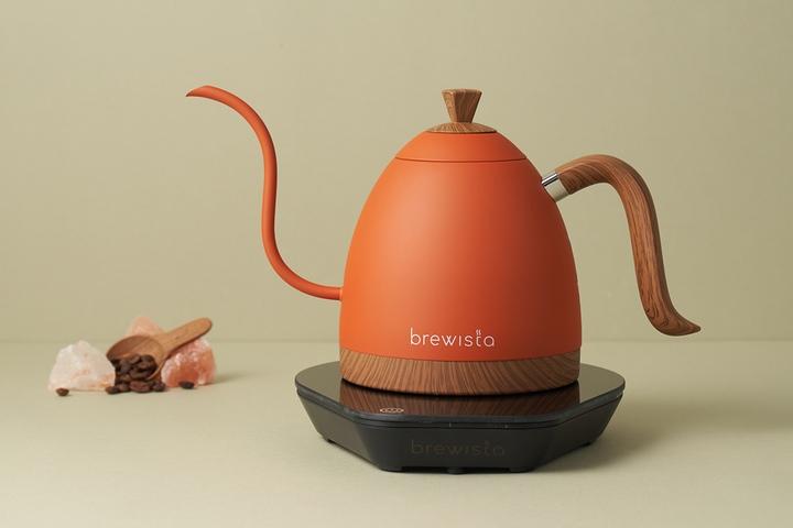 브뤼스타 아티산 전기드립포트 네덜란드오렌지 600ml