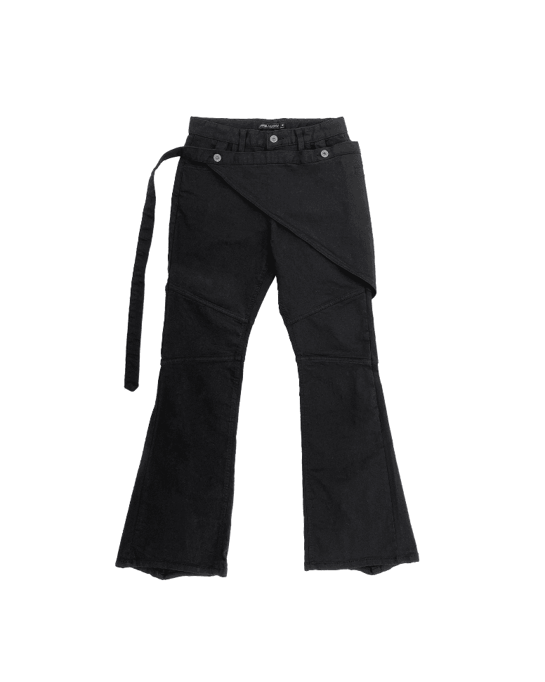 BOOTSCUT SKIRT PANTS BLACK (6월 20일 (화) 18:00시 발매)