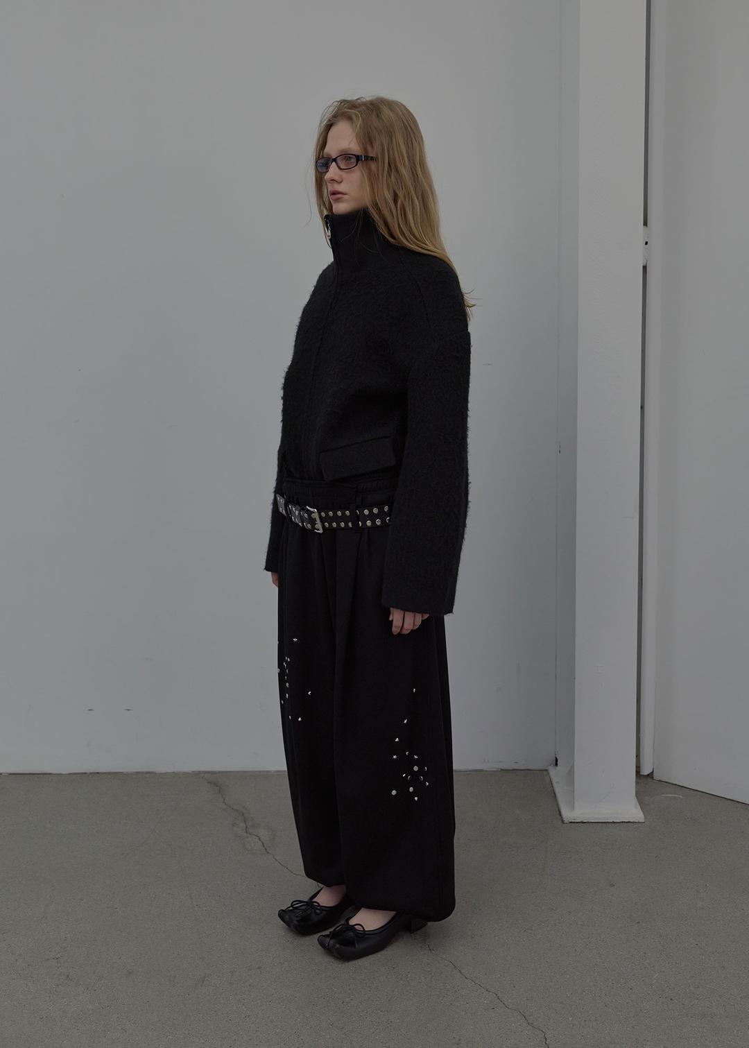 BOUCLE JACKET (BLACK)