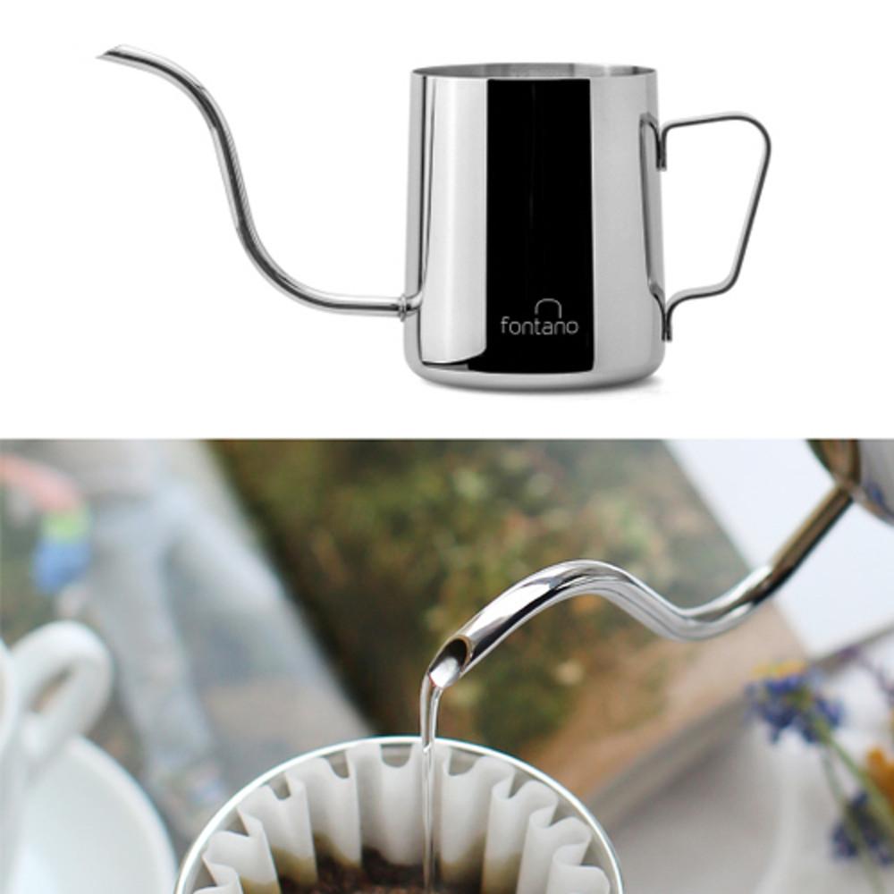 폰타노 드립포트 커피 핸드드립 주전자 스테인레스 소형 미니 350ml