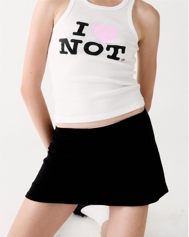 Basic Mini Skirt in black - SM