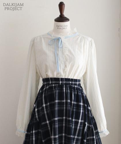 엔타시스 블루리본 블라우스