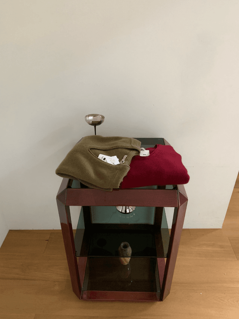 헬로마틸다 [디엠버]로우 딥브이 니트